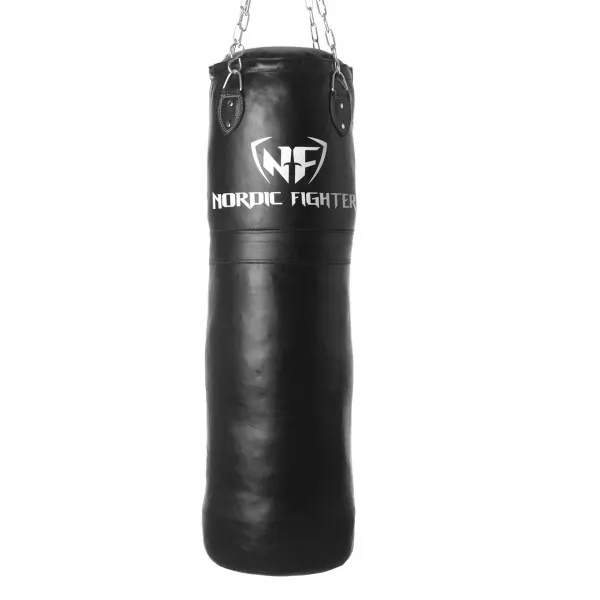Nordic Fighter Boxsack Echtleder 145cm 60kg