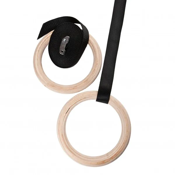 Nordic Fighter Roman Rings Gymnastikringe Holz
