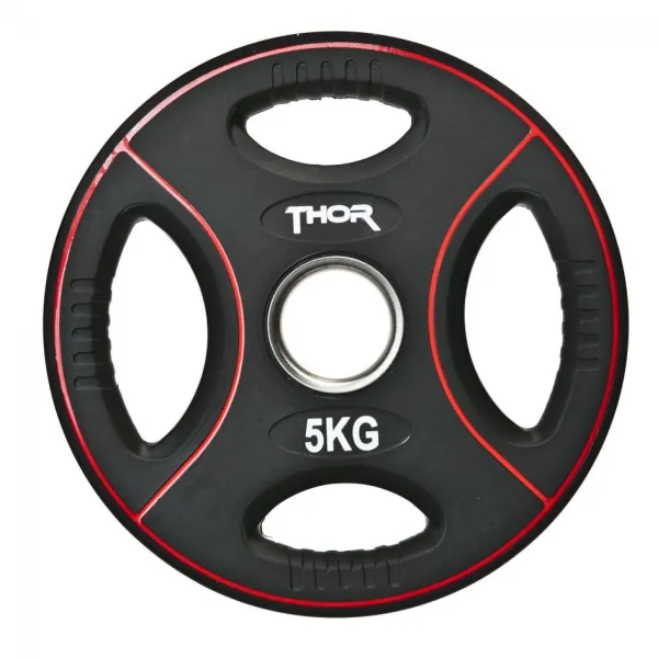 Thor Fitness Gewichtsscheibe mit Griff 5kg (1 Stk)