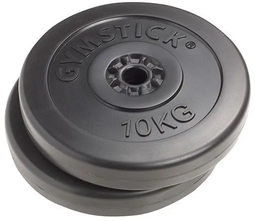 Gymstick Blasic Vinyl Gewichtsscheibe 30mm 2x10kg